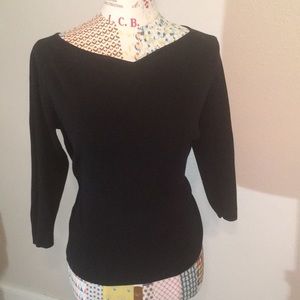 Coldwater Creek Silk 3/4 Sleeve Sweater